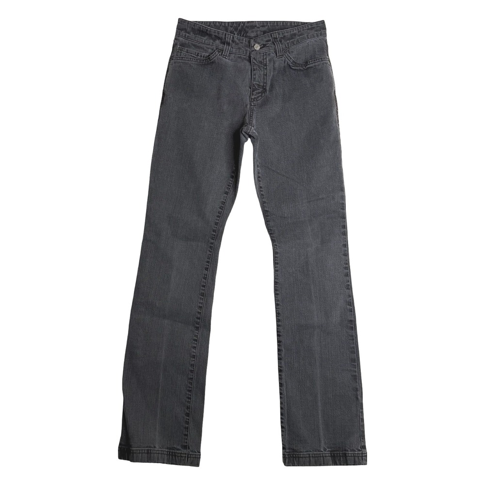 Bogner Straight Leg Denim‎ Charcoal Gray Womens 8 Long